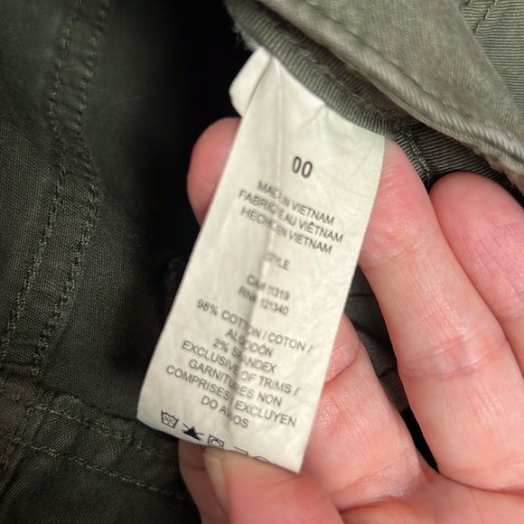 Garage Olive Khaki Green Jegging Jeans Size 00 - Picture 11 of 11